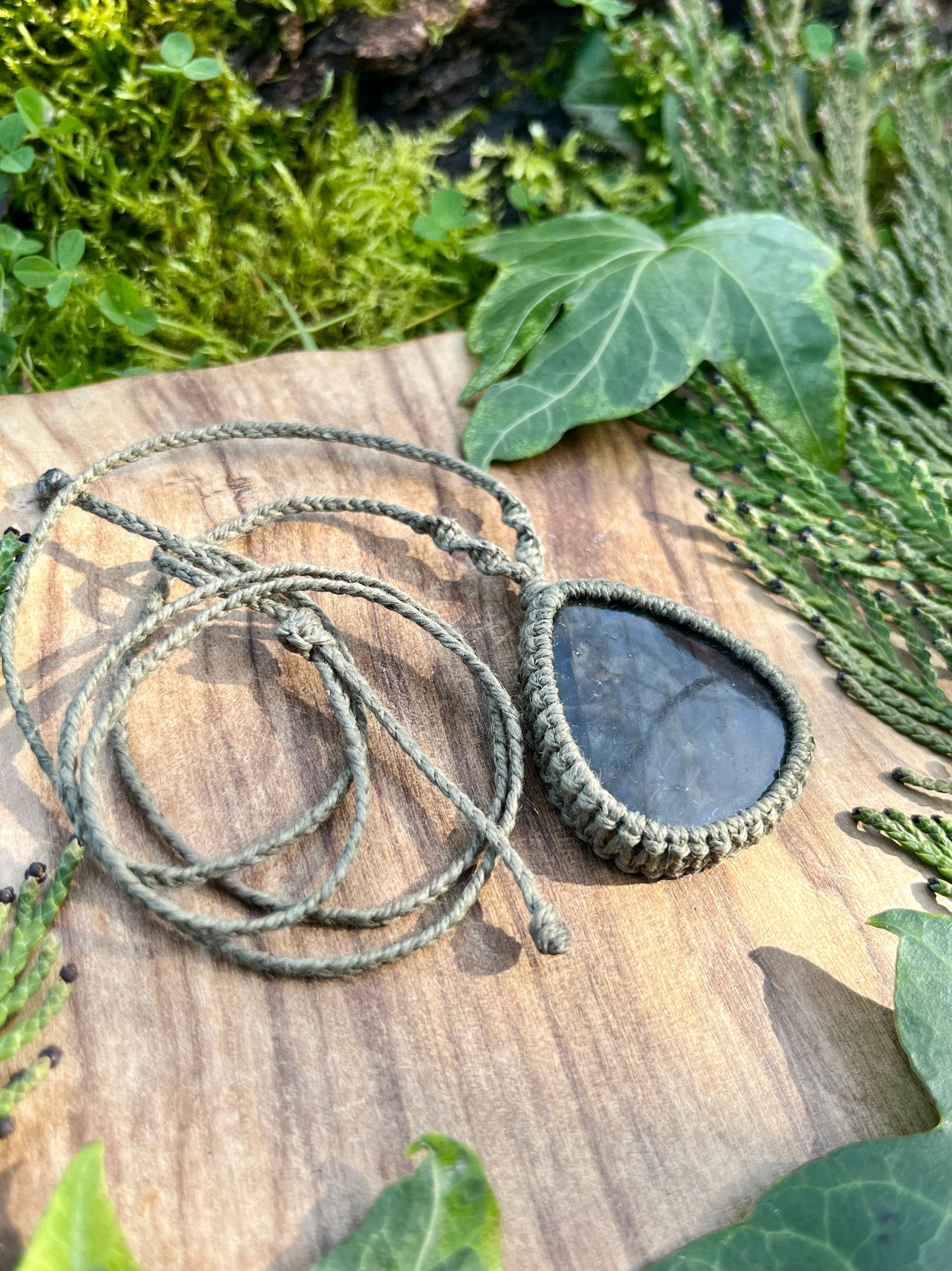 Perseverance & Courage Labradorite Necklace ⋆.˚