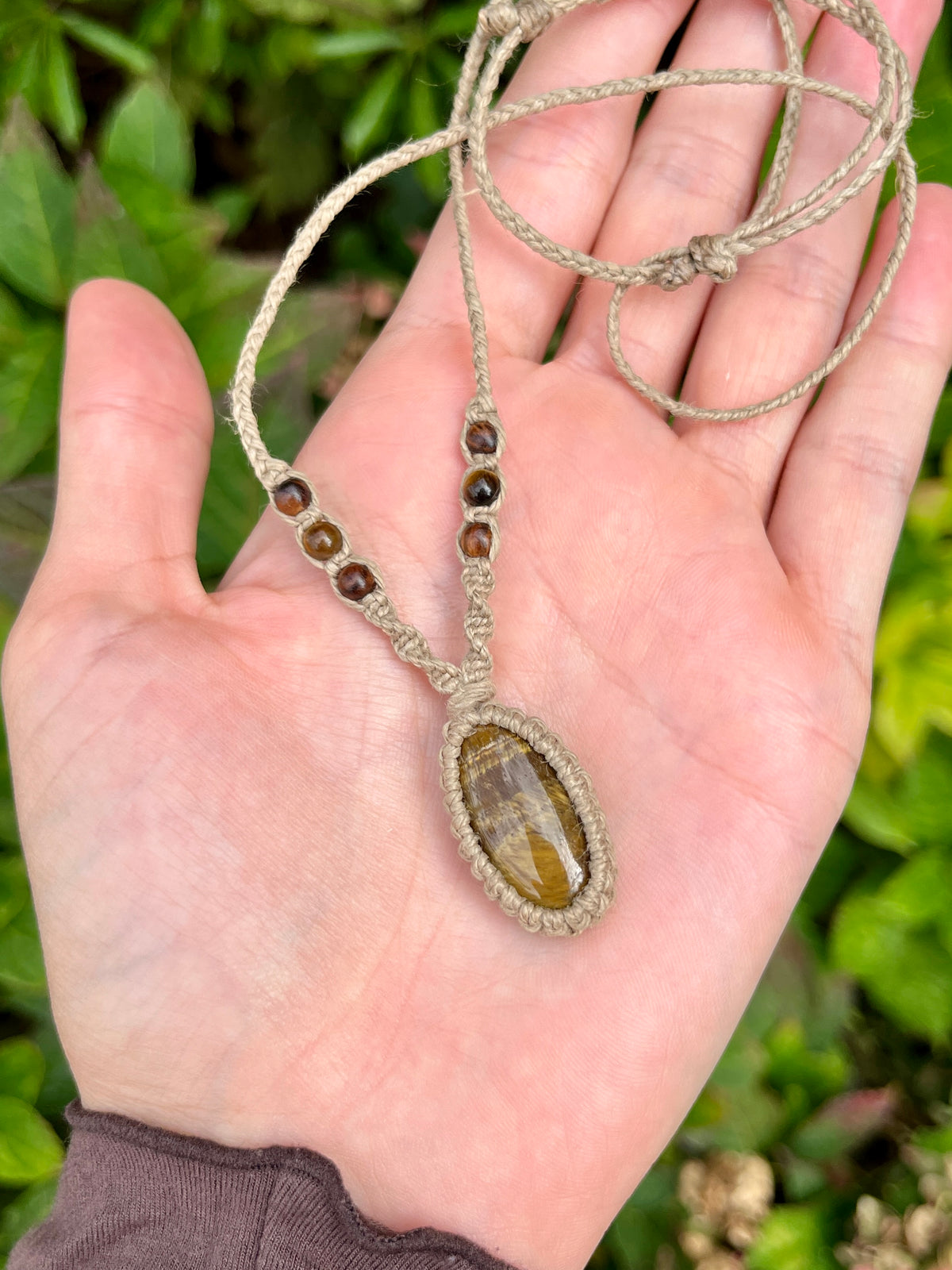 Courage & Confidence Golden Tigers Eye necklace