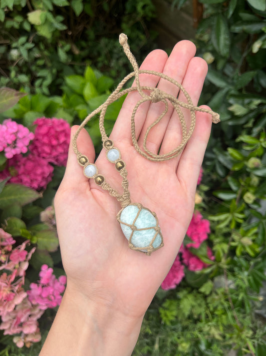 Confidence & Clarity Amazonite Necklace ꩜