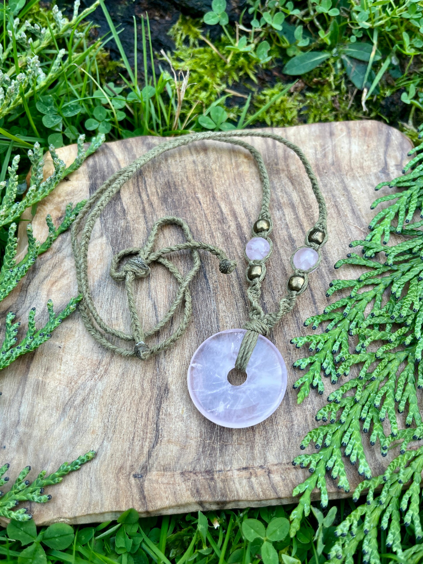 Self-love & Romance Rose Quartz Necklace ꩜