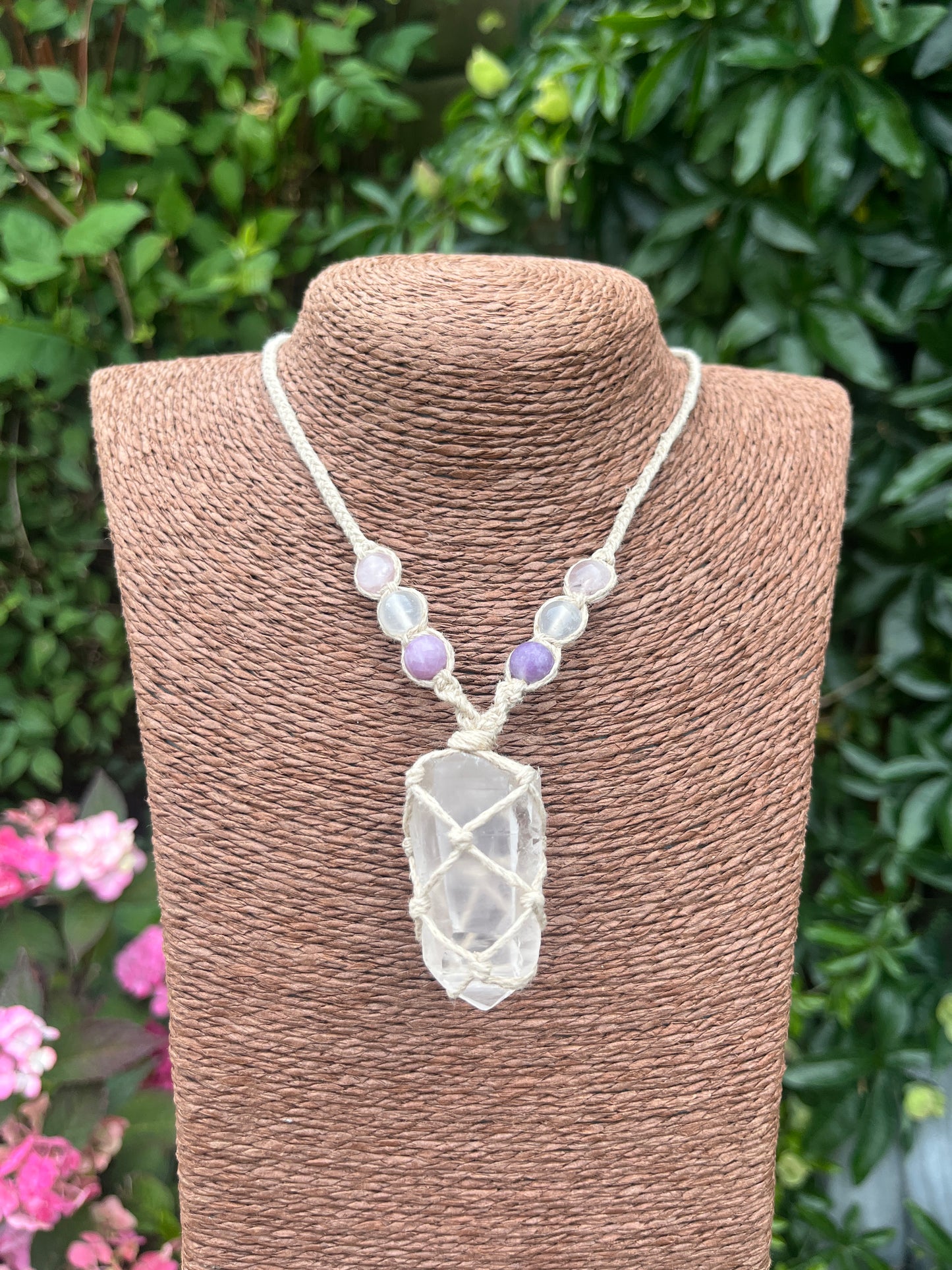 Wisdom & Connection Lemurian Quartz Necklace ☆
