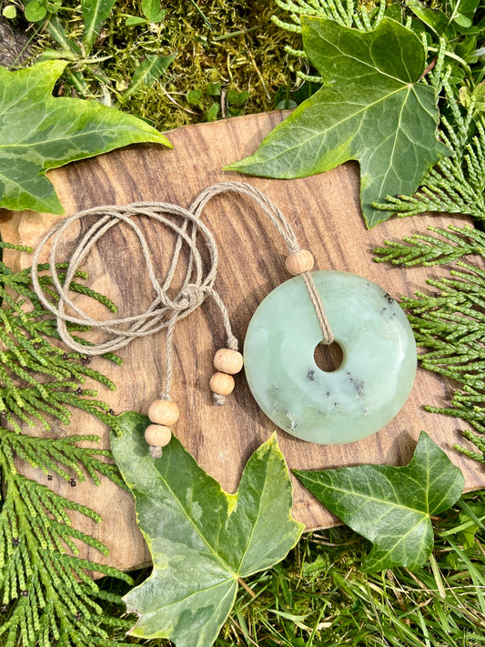 Luck & Abundance Jade Necklace ⋆.˚