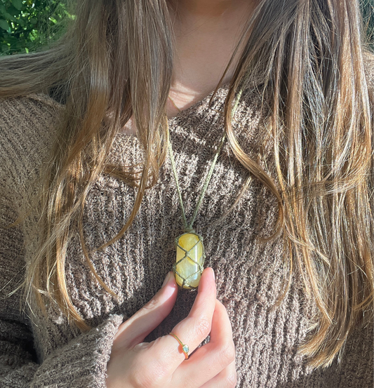 Prosperity & Self-confidence Golden Healer Necklace ꩜