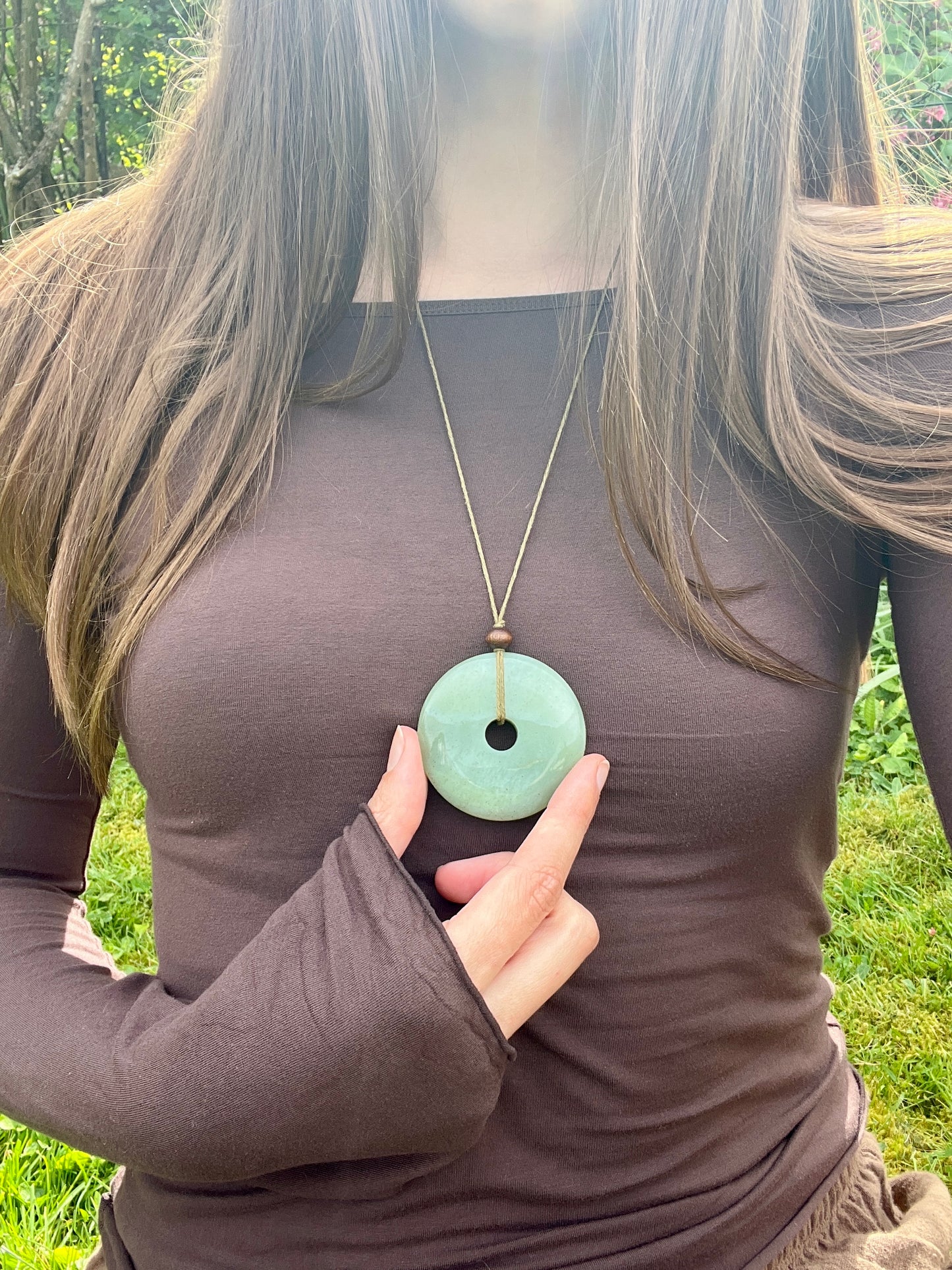 Luck & Abundance Jade Necklace ⋆.˚
