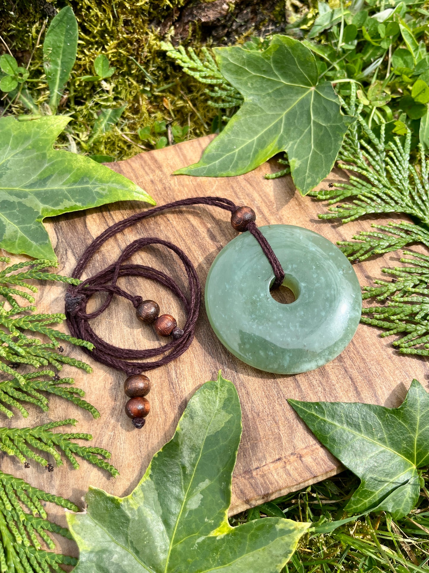 Luck & Abundance Jade Necklace ⋆.˚