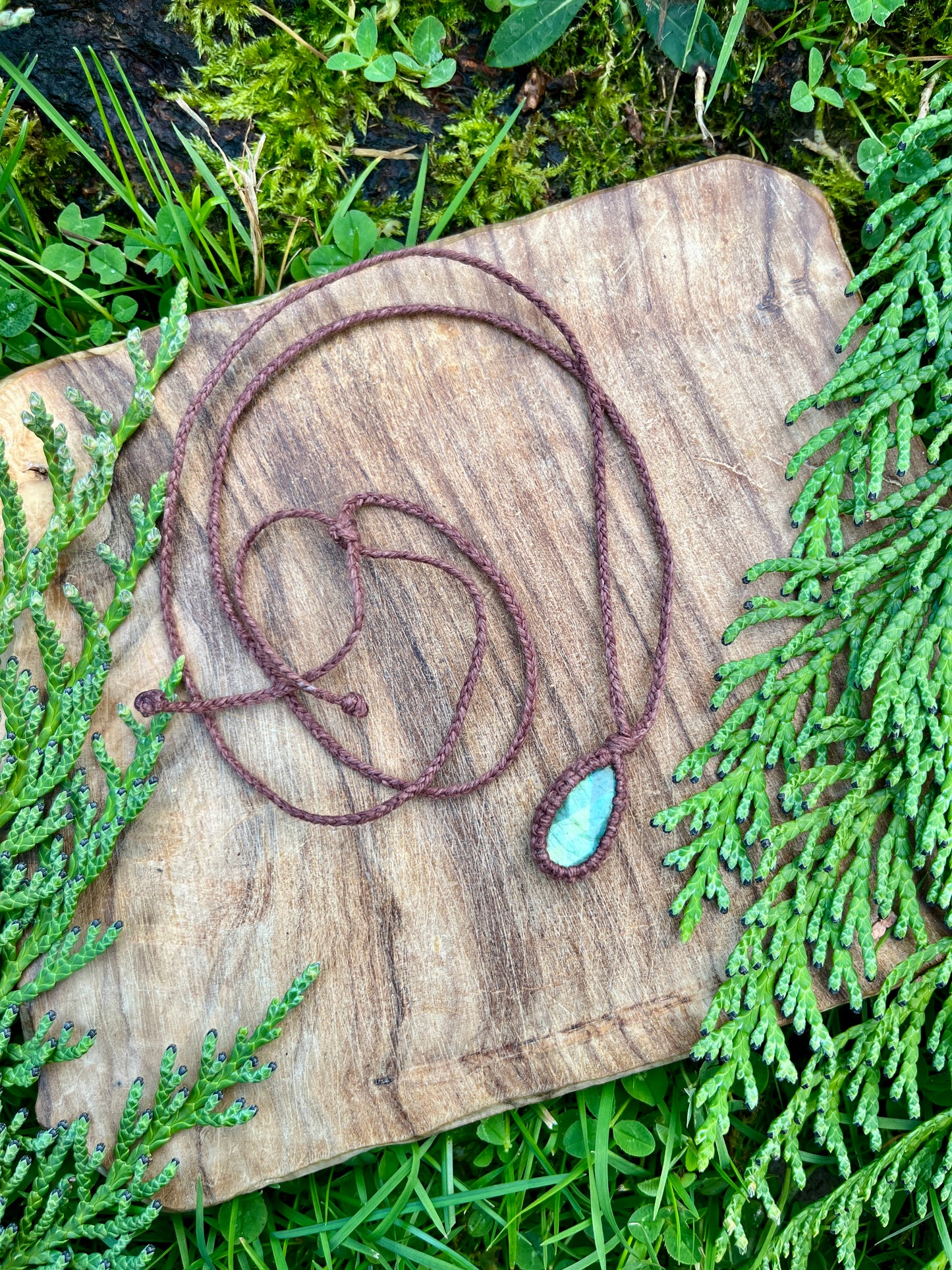 Transformation & Growth Labradorite Dainty Necklace ꩜