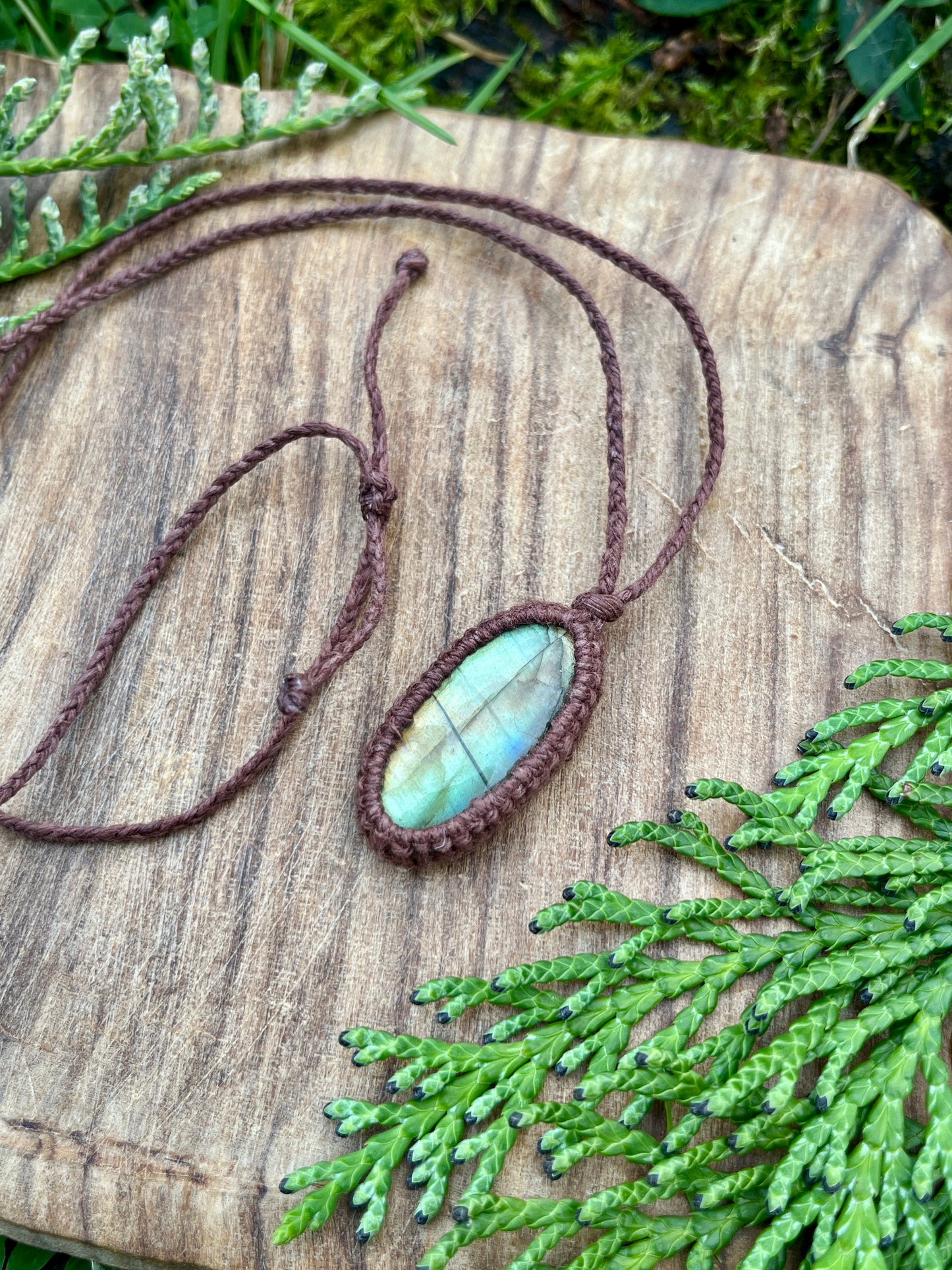 Transformation & Growth Labradorite Dainty Necklace ꩜