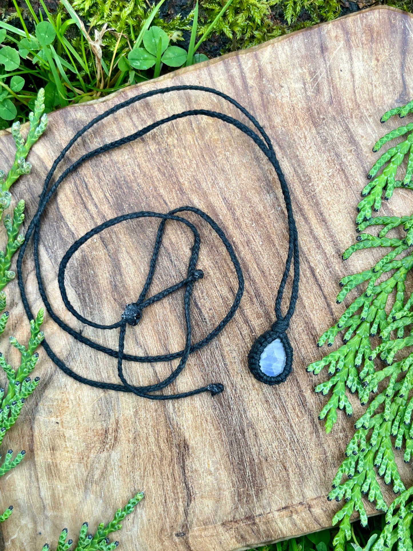 Insight & Connection Moonstone Dot Dainty Necklace ꩜